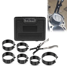 Piston Ring Compressor Tool Set 940387 Fitment for Car Engine, Ratchet Pliers