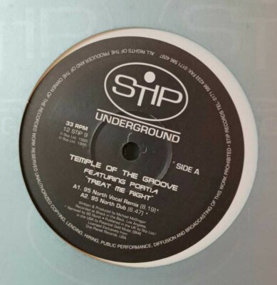 Temple Of The Groove Featuring Portia - Treat Me Right (12