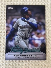 2019 Topps Update Ken Griffey Jr The Family Business Black Parallel /299