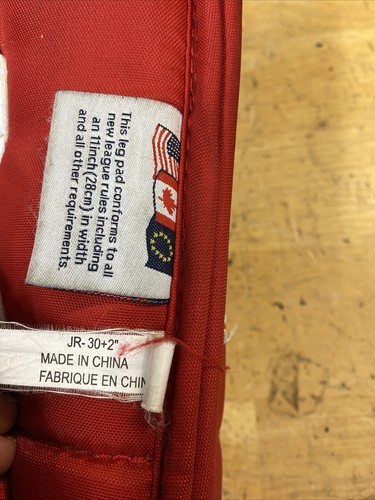 VAUGHN VELOCITY PRO ELITE JUNIOR ice HOCKEY GOALIE LEG PADS Size JR 30+2 - Picture 19 of 19