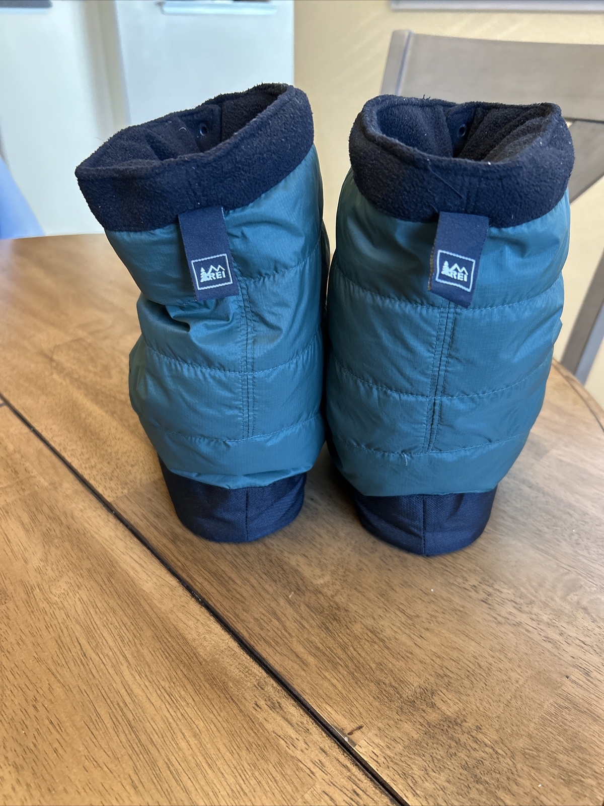 REI Men’s Duck Down Camp Booties sz MXL Black eBay