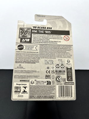 Hot Wheels 2024 Mainline K Case HW The '90s '90 Acura NSX Yellow