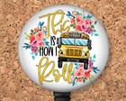 Badge Reel - This is How I Roll - School Bus ID Holder 8040
