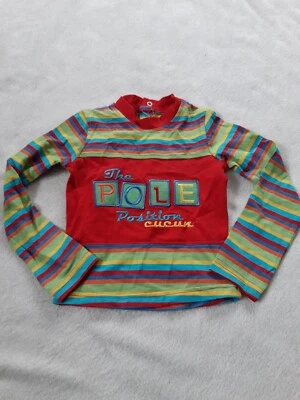 Cucun Mädchen Langarm Shirt Bunt Gestreift Grösse 98 CM843 - Bild 1 von 4