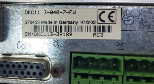 REXROTH DKC11.3-040-7-FW SERVOANTRIEB - Bild 2 von 7