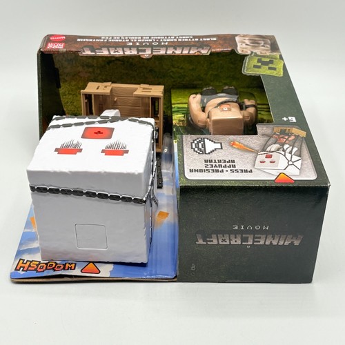A Minecraft Movie Action Figure Set Blast Attack Ghast Lights, Sounds, Launcher - Picture 5 of 5