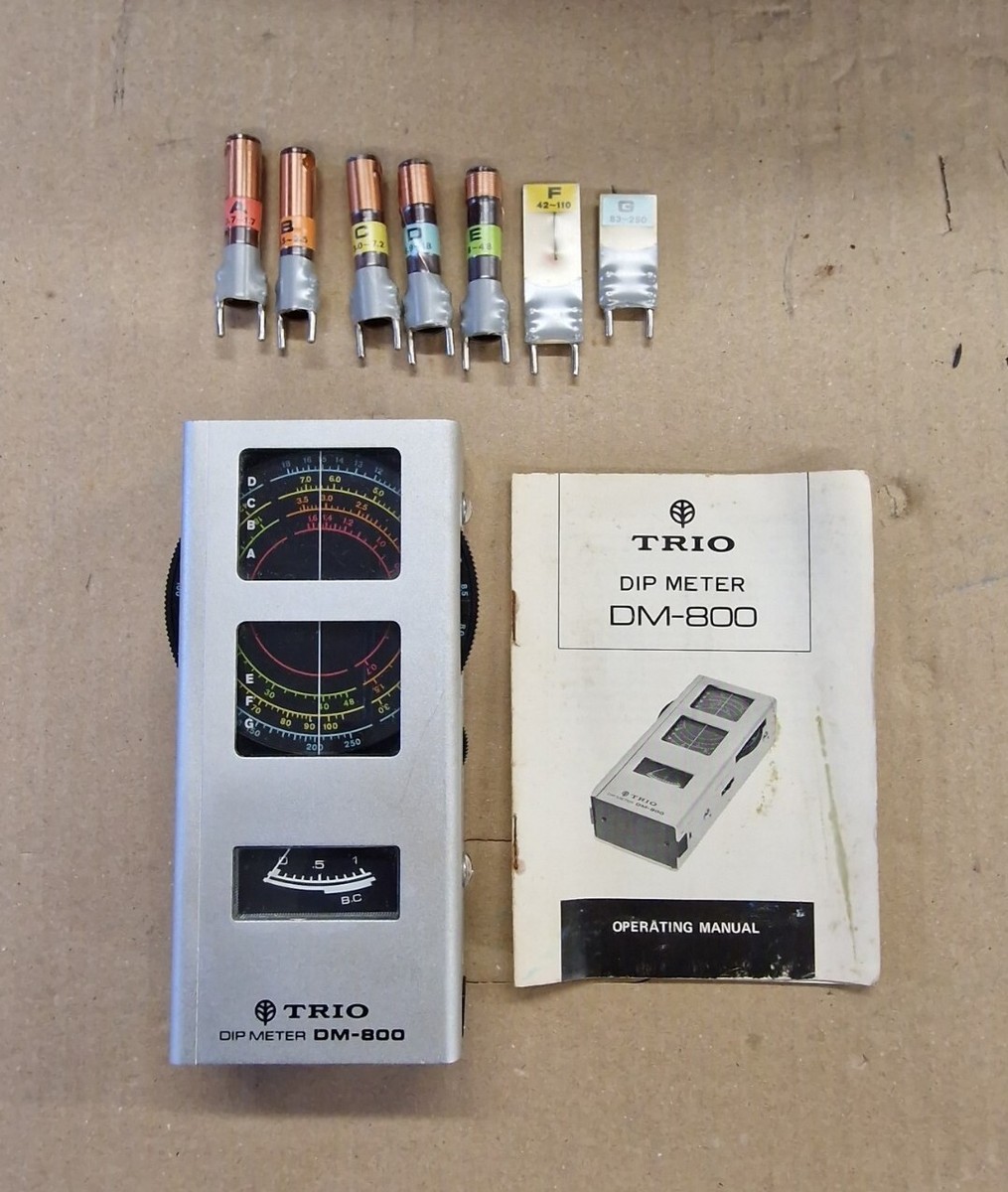 その他 TRIO DIP METER DM-800 TRIO DIP METER DM-800 TRIO DM-800 DIP METER 0.7MHz-250MHz | eBay