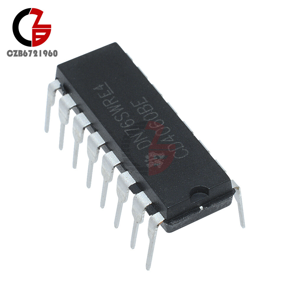 10PCS CD4060BE Electronics 10-Pack CD4060BE IC Chips - 4060 Binary Ripple  Counter, DIP-16 Pin Low Power CMOS Timer/Divider For Electronics Projects  Used 4060