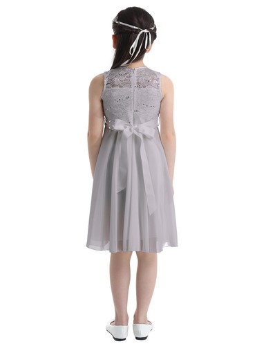 Flower Girls Dress Princess Wedding Birthday Holiday Bridesmaid Ball Prom Gown - Picture 62 of 119