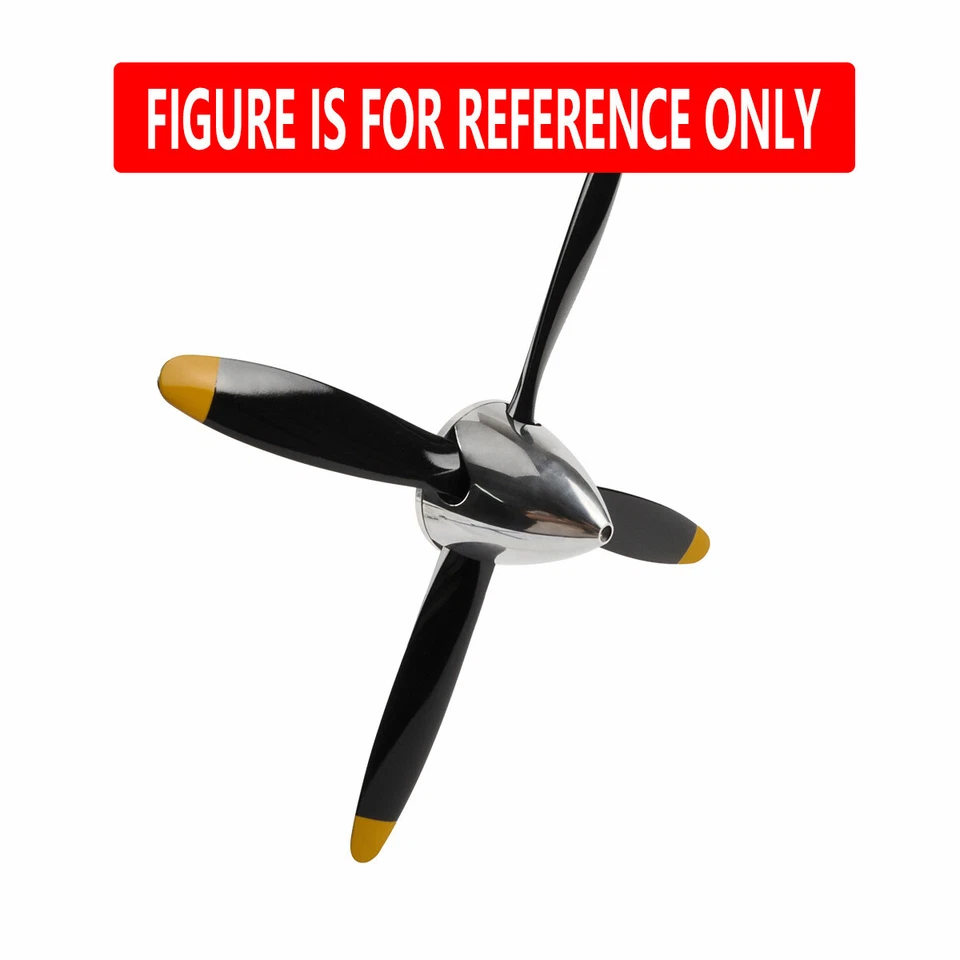 1.5/2/2.5/3/4/4.5inch CNC Aluminum Spinner for 4 Blades Propeller RC Model Plane - Image 4 of 4