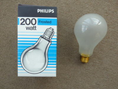 Philips Vintage-Glühlampe AGL E27, 200W, matt