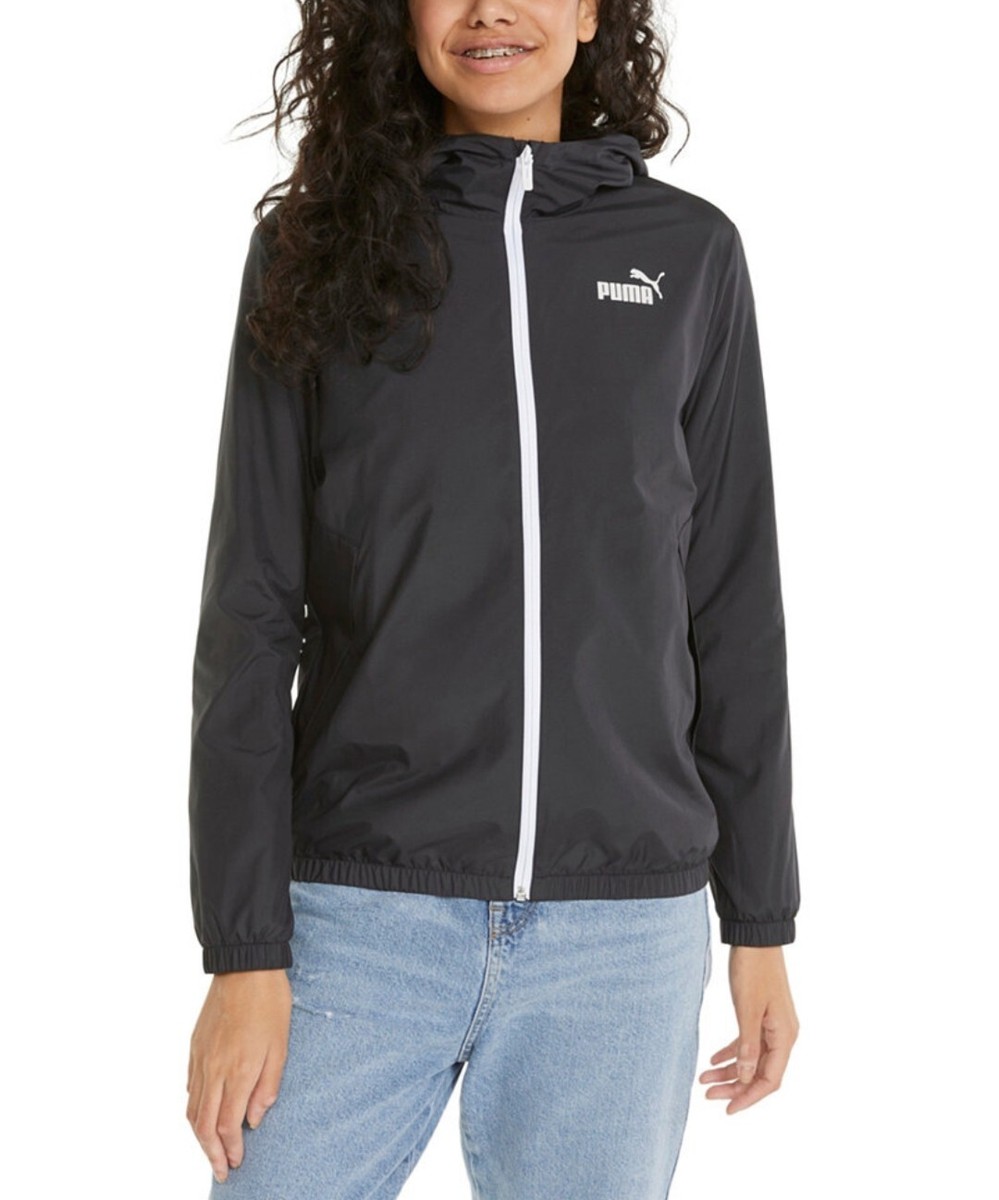 puma essential solid windbreaker