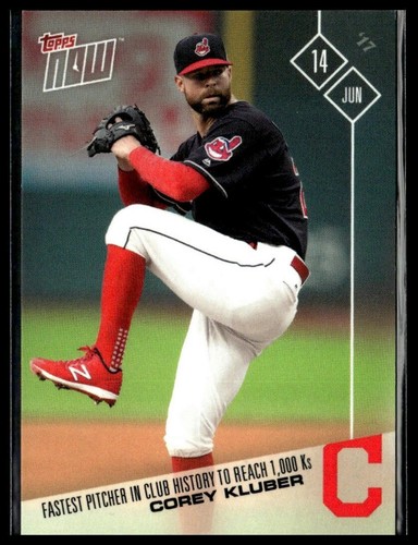 2017 Topps Now 252 Corey Kluber