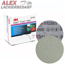 3 x 3M 51131 Hookit Trizact Fine Finishing Sc...