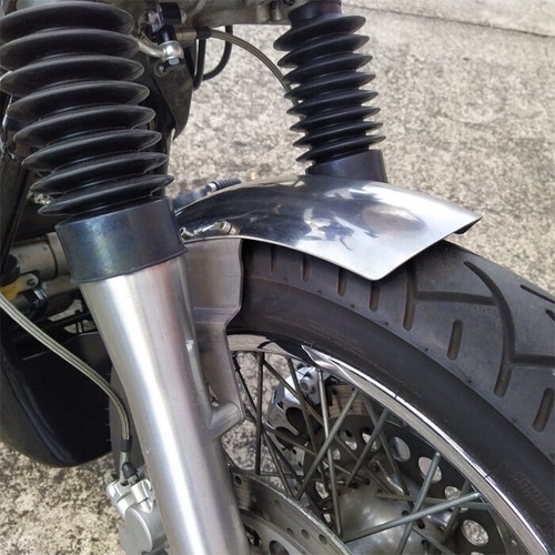 Guardabarros Frontales Cortos de Acero con Soporte para XVS Custom 650 1100 Bobber Custombike - Imagen 9 de 15