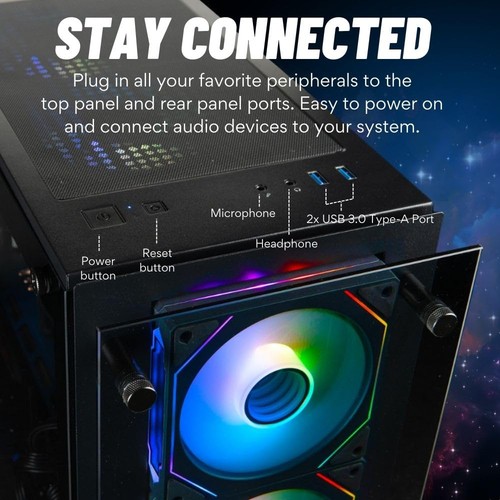 Stratos Micro-Ultra 7 265KF, 32GB RAM, 2TB, RTX 5070 Ti 16GB, W11P-Gaming PC - Picture 6 of 7
