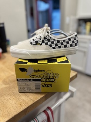 VANS OG Authentic LX SpongeBob SquarePants Checkerboard Men's Sneakers