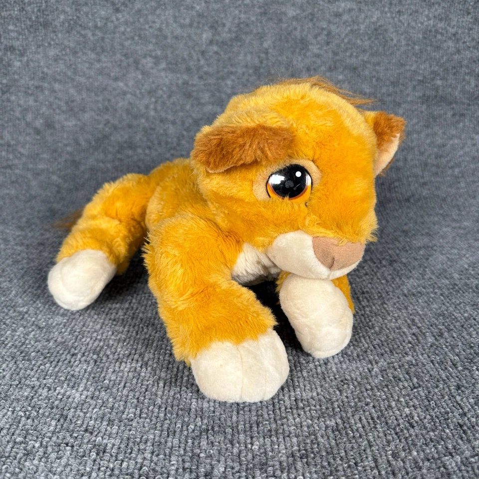 Vintage Mattel Disney Simba 1993 Authentic The Lion King Baby Floppy Plush Toy - Image 2 of 4