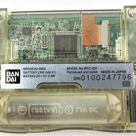 BANDAI Wonderswan Color Crystal Blask Console WSC-001 From Japan As Is 8597 UT