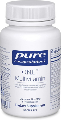 Pure Encapsulations O.N.E. Multivitamin - 30 Capsules New Sealed (Free Shipping)