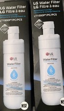 2 Pack LG Genuine LT1000P/PC/PCS Refrigerator Replacement Water Filter Filters