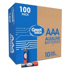 AAA Batteries 100 Pack Long Lasting Triple A Battery Bulk