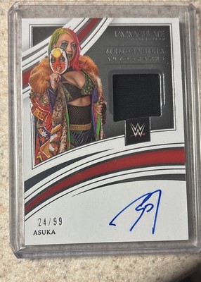 2022 Panini Immaculate WWE - Memorabilia Autographs Asuka #MA-ASK /99 (AU, MEM)