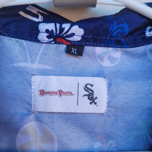 Chicago White Sox Blue Hawaiian Camp Shirt XL Button Down Short Sleeve - Picture 3 of 9