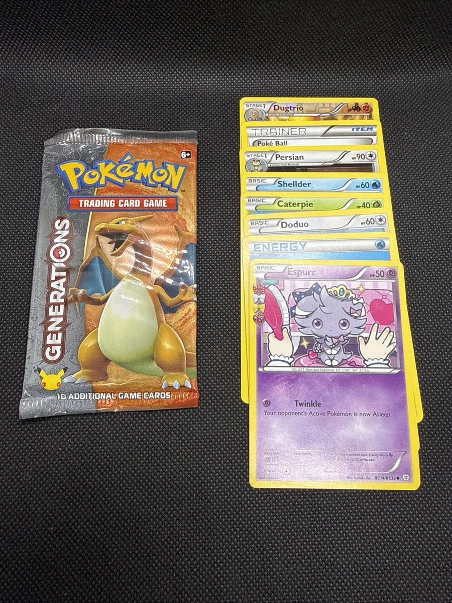 Pokémon TCG Generations Sealed Collectible Card Game Packs in