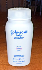Johnson's Baby Powder 1.5 oz With Talc Johnson And Johnson Opened 2 0z Total