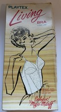 Playtex Vintage White Longline Bra 261 Size 38B NOS Original Box