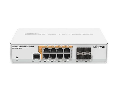 MikroTik CRS112-8P-4S-IN 767668 Cloud Router Switch 112-8P-4S-IN with QCA851 ~E~