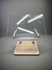 Clear Book Stand Foldable 360° Rotating Laptop Tablet Office Holder Hands Free