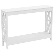 Console Table - Sturdy Console Tables for Entryway - Easy to Assemble - Narro...