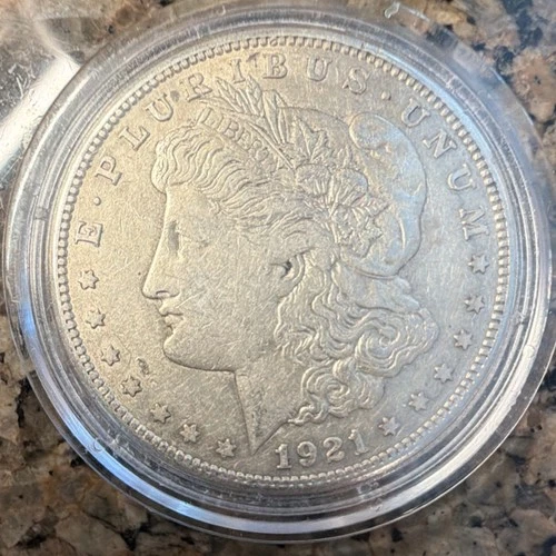 1921 Morgan Silver Dollar $1 Coin 0.9 Fineness Silver Uncertified US Coin