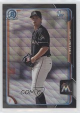 2015 Bowman Draft Chrome Asia Exclusive Black Wave Refractor Cody Poteet 18qz
