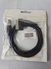 New USB C to 30-Pin Charger Cable Cord Iphone 4, Apple MFI See Descript NIB Blk