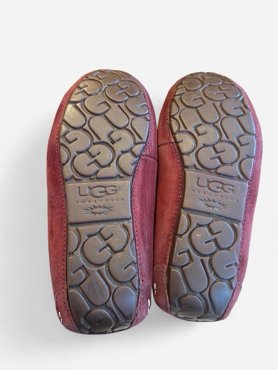 Ugg Australia Ansley 3312 Red Burgundy Suede Sz 7 | eBay