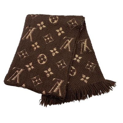 LOUIS VUITTON Scarf Echarpe Logomania Shine M71383 Monogram Brown