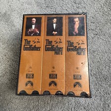 The Godfather Collection VHS Part I, II & III Paramount 1997 Sealed Watermarks