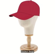 PRESENTOIRE A CHAPEAUX CASQUETTES EN FORME DE TETE 29 CM DE HAUTEUR ENVIRON