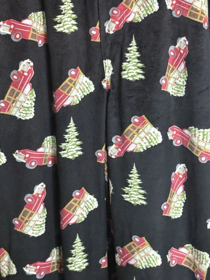 Mens Weatherproof Large Christmas Santa Truck Tree Pajama PJ Pajama Pants - Image 2 of 4