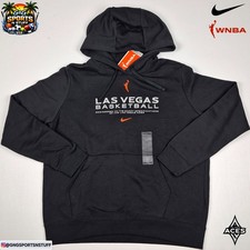 Nike x Las Vegas ACES WNBA Basketball Hoodie ii0584-010 Women's Size Large Black