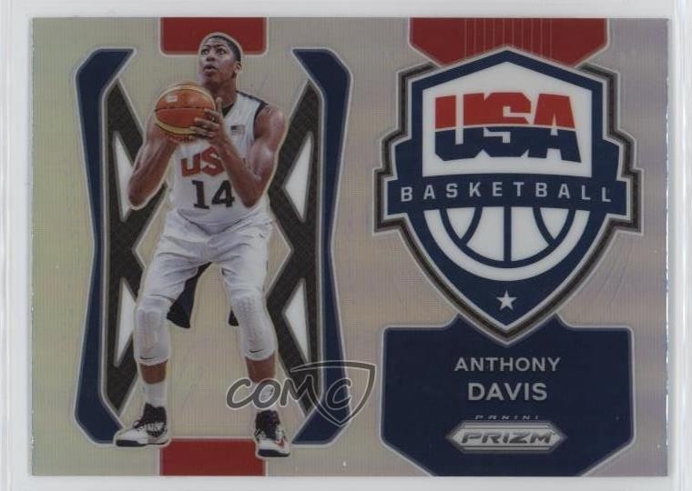 2021-22 Panini Prizm USA Basketball Silver Prizm Anthony Davis #3 d4y
