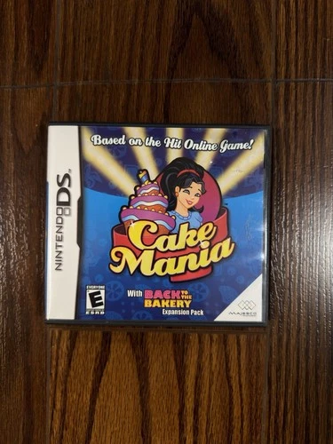 Cake Mania Nintendo DS Complete CIB Authentic Game w/ Manual Inserts