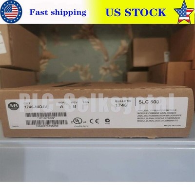 AB 1746-NIO4V Analog Combination I/O Module PLC New Sealed US Stock AB 1746NIO4V