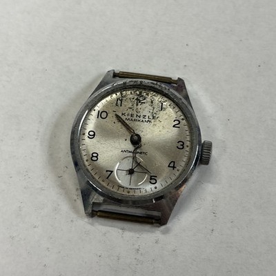 V07 VTG Watch KIENZLE Windup Men's Watch Head Parts Repair Restoration As Is***