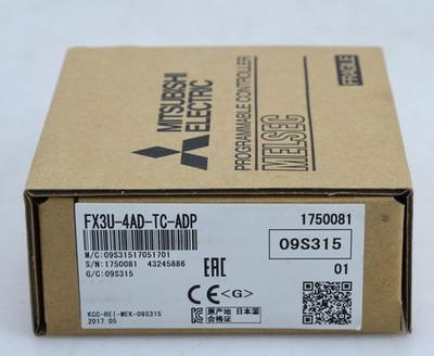 New Mitsubishi FX3U-4AD-TC-ADP PLC Module US Free TAX FX3U4ADTCADP