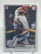 Junior Fernandez 2020 Bowman Rookie Card #39 Kansas City Royals SIGNED. rookie card picture