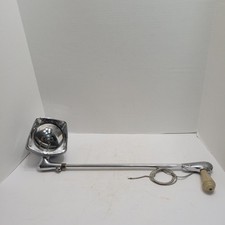 Vtg Unity Mfg Co Model H2-c Chrome Car Truck Spotlight Search Light W Mirror